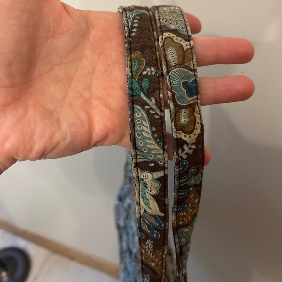 Vera Bradley Retired Java Blue Curvy Tote - Picture 3 of 6